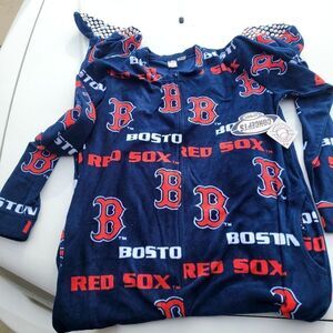 Concepts Sport Boston Red Sox Men's Medium One Piece Pajamas Footie PJ'S